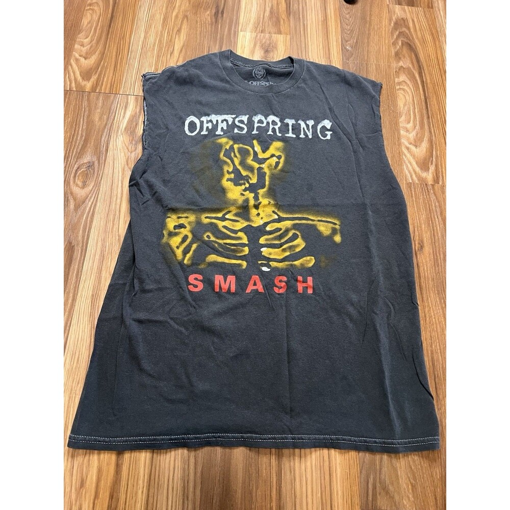 The Offspring Smash T-Shirt Sleeveless Punk Grunge Officially Licensed M Faded